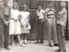 CHS class in Wmsbg. Horace, Shirley, Brenda, Wm